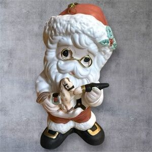 Precious Moments "Made With Love" Santa Ornament/Figurine